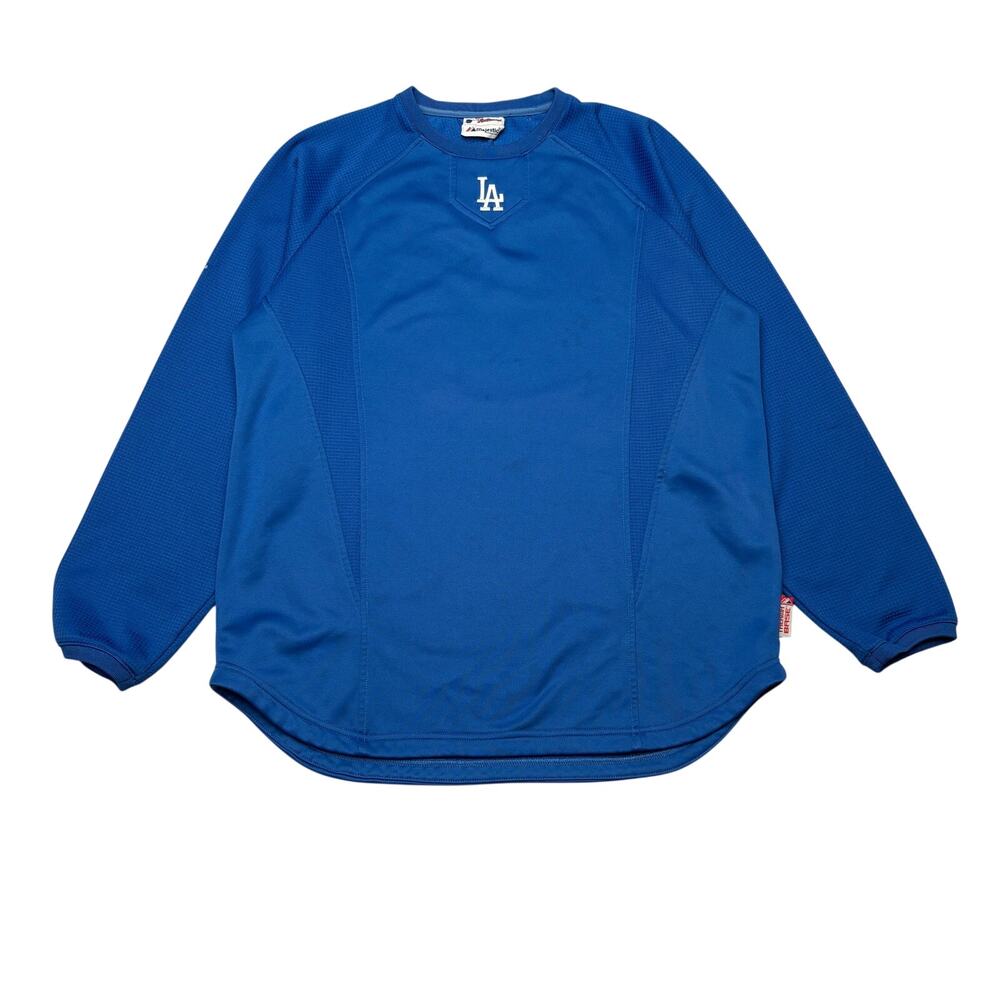 Vintage Majestic LA Dodgers Therma Base Pullover Men's 22.5x29.5 MLB Dugout